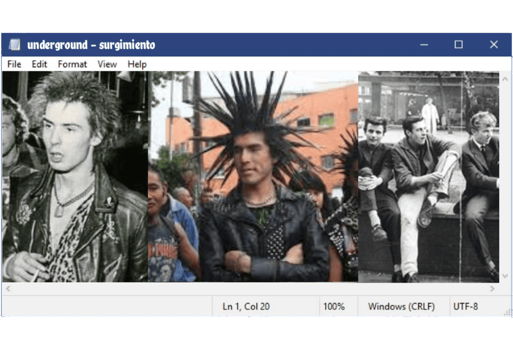 Primeras bandas estadounidense que pertenecieron al surgimiento del under.